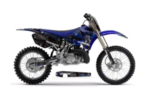 Yamaha YZ250 2 Stroke Dirt Bike Graphic Kit - 2002-2014 Toxicity Blue