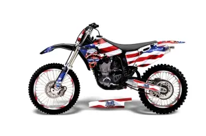 Yamaha YZ250 4 Stroke Dirt Bike Graphic Kit - 1998-2002 Sin and Stripes