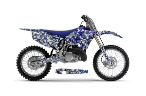 Yamaha YZ250 Dirt Bike Graphic Kit - 2002-2015 Urban Camo Blue