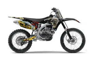 Yamaha YZ250 F 4 Stroke Dirt Bike Graphic Kit - 2010-2013 Number of the Beast