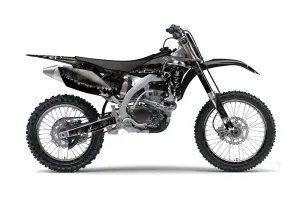 Yamaha YZ250 F 4 Stroke Dirt Bike Graphic Kit - 2010-2013 Reaper Black