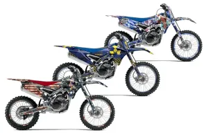 Yamaha YZ250 F Dirt Bike Custom Graphic Kit - 2014-2018