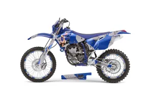 Yamaha YZ250 F Dirt Bike Graphic Kit - 2003-2005 T Bomber Blue