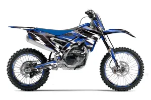 Yamaha YZ250 F Dirt Bike Graphic Kit - 2014-2018 Attack Blue