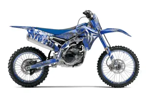 Yamaha YZ250 F Dirt Bike Graphic Kit - 2014-2018 Deaden Blue