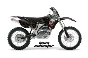 Yamaha YZ250F / YZ450F Dirt Bike Graphic Kit - 2006-2009 Bone Collector Black