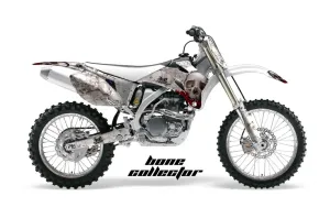 Yamaha YZ250F / YZ450F Dirt Bike Graphic Kit - 2006-2009 Bone Collector Red