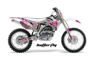 Yamaha YZ250F / YZ450F Dirt Bike Graphic Kit - 2006-2009 Butterfly Pink