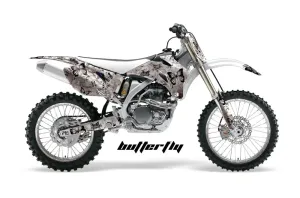 Yamaha YZ250F / YZ450F Dirt Bike Graphic Kit - 2006-2009 Butterfly White