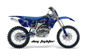 Yamaha YZ250F / YZ450F Dirt Bike Graphic Kit - 2006-2009 Dog Fighter Blue