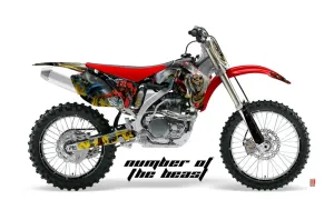 Yamaha YZ250F / YZ450F Dirt Bike Graphic Kit - 2006-2009 Number of the Beast