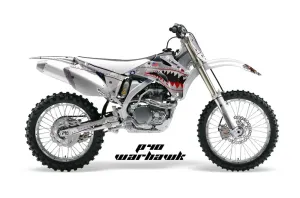 Yamaha YZ250F / YZ450F Dirt Bike Graphic Kit - 2006-2009 P40 Warhawk Silver