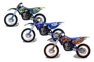 Yamaha YZ400 4 Stroke Dirt Bike Custom Graphic Kit - 1998-2002