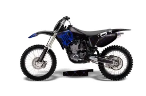 Yamaha YZ400 4 Stroke Dirt Bike Graphic Kit - 1998-2002 Silver Star - Reloaded Blue