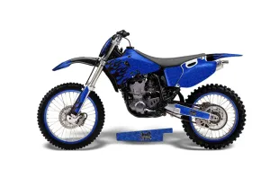 Yamaha YZ426 F 4 Stroke Dirt Bike Graphic Kit - 1998-2002 Diamond Flames Blue