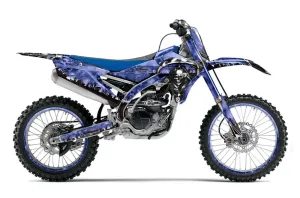 Yamaha YZ450 F Dirt Bike Graphic Kit - 2014-2017 Reaper Blue