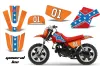Yamaha PW50 Dirt Bike Custom Graphic Kit - 1990-2022