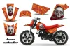 Yamaha PW50 Dirt Bike Graphic Kit - 1990-2022 Bone Collector Orange
