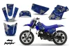 Yamaha PW50 Dirt Bike Graphic Kit - 1990-2022 Dog Fighter Blue