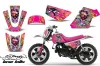 Yamaha PW50 Dirt Bike Graphic Kit - 1990-2022 Ed Hardy - Love Kills Pink