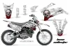Yamaha TTR110 Dirt Bike Graphic Kit - 2008-2024 Bone Collector White
