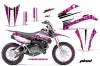 Yamaha TTR110 Dirt Bike Graphic Kit - 2008-2024 Plaid Pink
