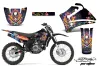 Yamaha TTR125 Dirt Bike Graphic Kit - 2000-2007 Ed Hardy - Pirates Black