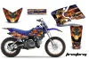 Yamaha TTR90 Dirt Bike Graphic Kit - 2000-2007 Firestorm Blue