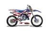 Yamaha WR 250Z Dirt Bike Graphic Kit - 1991-1993 Stars and Stripes Red White & Blue