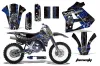 Yamaha WR 250Z Dirt Bike Graphic Kit - 1991-1993 Toxicity Blue