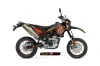 Yamaha WR250 R/X Dirt Bike Graphic Kit - 2007-2020 Ed Hardy - Pirates Red