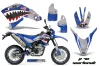 Yamaha WR250 R/X Dirt Bike Graphic Kit - 2007-2020 P40 Warhawk Blue