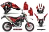 Yamaha WR250 R/X Dirt Bike Graphic Kit - 2007-2020 Reaper Red