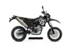 Yamaha WR250 R/X Dirt Bike Graphic Kit - 2007-2020 Silver Star - Reloaded Black