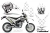Yamaha WR250 R/X Dirt Bike Graphic Kit - 2007-2020 Silver Star - Reloaded White
