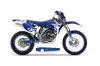 Yamaha WR250F Dirt Bike Graphic Kit - 2007-2014 Diamond Flames Blue