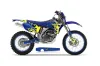Yamaha WR250F Dirt Bike Graphic Kit - 2007-2014 Diamond Flames Yellow