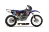 Yamaha WR250F Dirt Bike Graphic Kit - 2007-2014 Ed Hardy - Pirates Blue