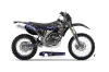 Yamaha WR250F Dirt Bike Graphic Kit - 2007-2014 Mad Hatter Blue