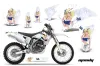 Yamaha WR250F Dirt Bike Graphic Kit - 2007-2014 Mandy White