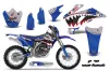 Yamaha WR250F Dirt Bike Graphic Kit - 2007-2014 P40 Warhawk Blue