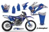 Yamaha WR250F Dirt Bike Graphic Kit - 2007-2014 T Bomber Blue