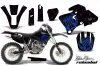 Yamaha WR426F Dirt Bike Graphic Kit - 1998-1999 Silver Star - Reloaded Blue