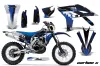 Yamaha WR450F Dirt Bike Graphic Kit - 2007-2011 Carbon X Blue