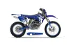 Yamaha WR450F Dirt Bike Graphic Kit - 2007-2011 Diamond Flames Blue