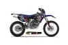 Yamaha WR450F Dirt Bike Graphic Kit - 2007-2011 Ed Hardy - Pirates Blue