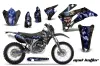 Yamaha WR450F Dirt Bike Graphic Kit - 2007-2011 Mad Hatter Blue