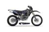 Yamaha WR450F Dirt Bike Graphic Kit - 2007-2011 Mad Hatter Blue