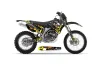 Yamaha WR450F Dirt Bike Graphic Kit - 2007-2011 Motorhead Black
