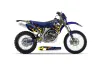 Yamaha WR450F Dirt Bike Graphic Kit - 2007-2011 Motorhead Blue